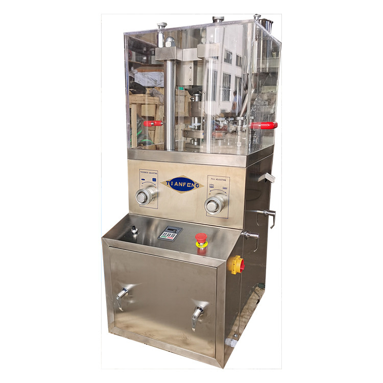 GZP - 9 EU Tooling Pill Tablet Press Machine لمختبر 12600 قطعة / ساعة 2.2KW