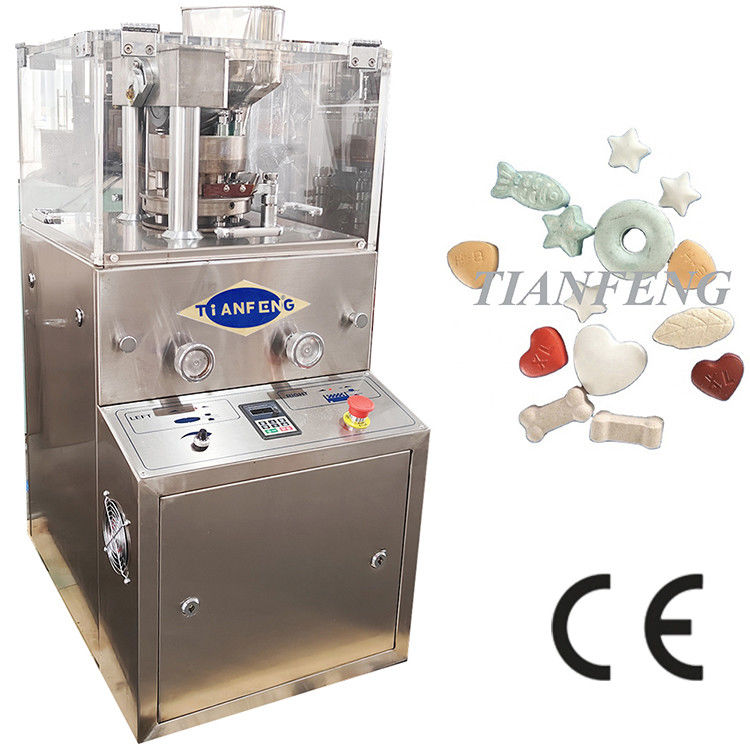 ضغط أقصى 60KN آلة الضغط اللوحية الدوارة للضغط لضغط 2-6mm سمك اللوح في 900x800x1800mm الحجم
