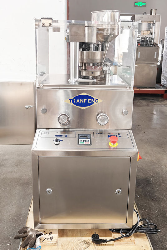 ضغط أقصى 60KN آلة الضغط اللوحية الدوارة للضغط لضغط 2-6mm سمك اللوح في 900x800x1800mm الحجم