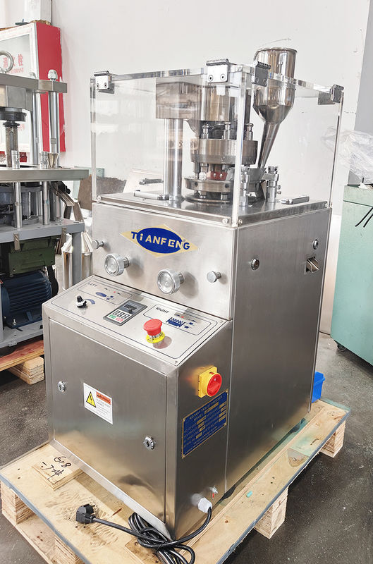 ZP5 آلة الصحافة اللوحة الدوارة 2.2KW الطاقة 900x800x1800mm لعملية التصنيع الصيدلانية