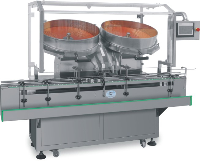 خط تعبئة زجاجات الكبسولات عالية السرعة 380 فولت مع ضمان لمدة سنة واحدة لزجاجات سعة 60 مل و 80 مل و 100 مل