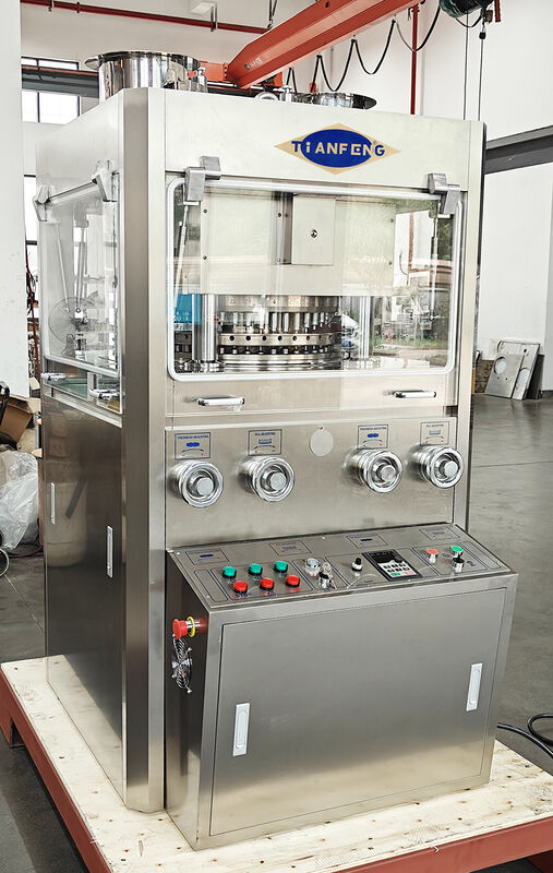 مطبخ حبوب منع الحمل الصيدلانية ZP45A مع 100 kN ضغط أقصى، 243,000 قرص في الساعة 7.5KW