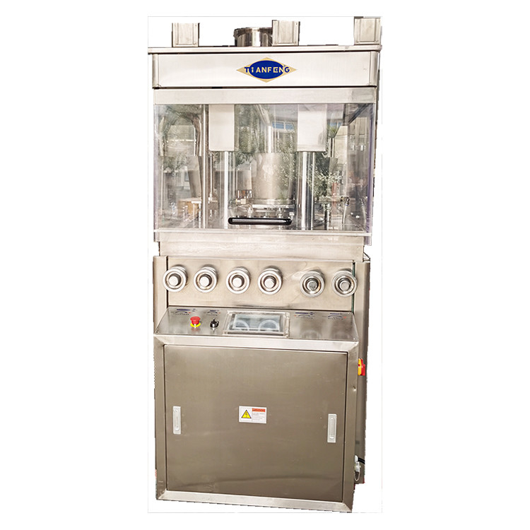 100 KN 3 Layer Tablet Compression Machine Rotary Type 21500 قطعة / ساعة