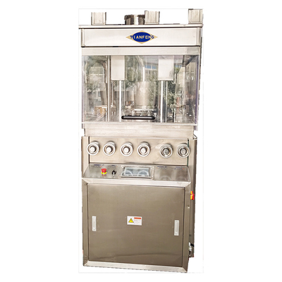 100 KN 3 Layer Tablet Compression Machine Rotary Type 21500 قطعة / ساعة